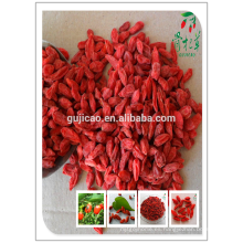 alta calidad Ningxia China goji berries250 / 280/350/380/500/750 / bayas de goji secado al sol / bayas de goji orgánicas secas